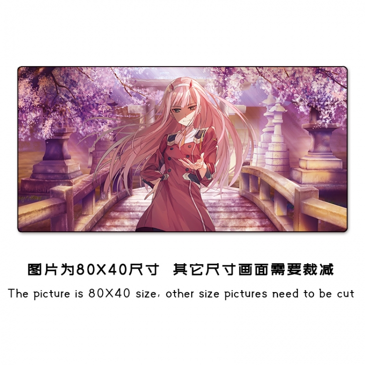 DARLING in the FRANX  Anime peripheral mouse pad size 25X30cm