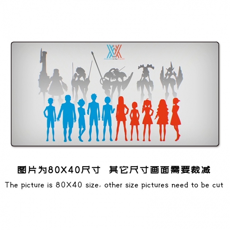 DARLING in the FRANX  Anime peripheral mouse pad size 25X30cm