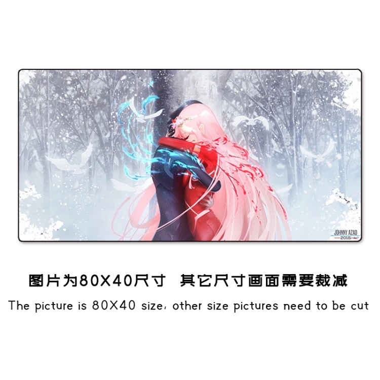 DARLING in the FRANX  Anime peripheral mouse pad size 25X30cm