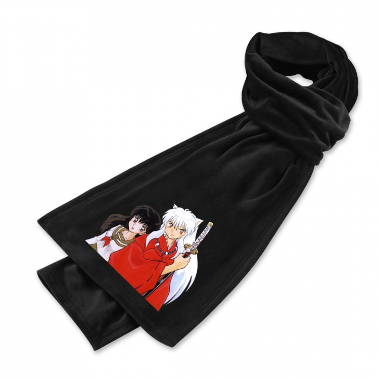 scarf Inuyasha Anime mink fleece scarf