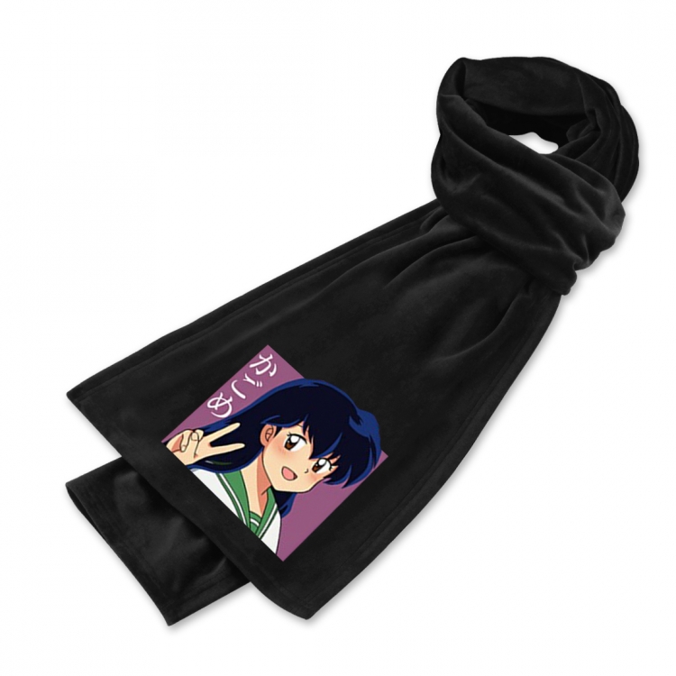 scarf Inuyasha Anime mink fleece scarf