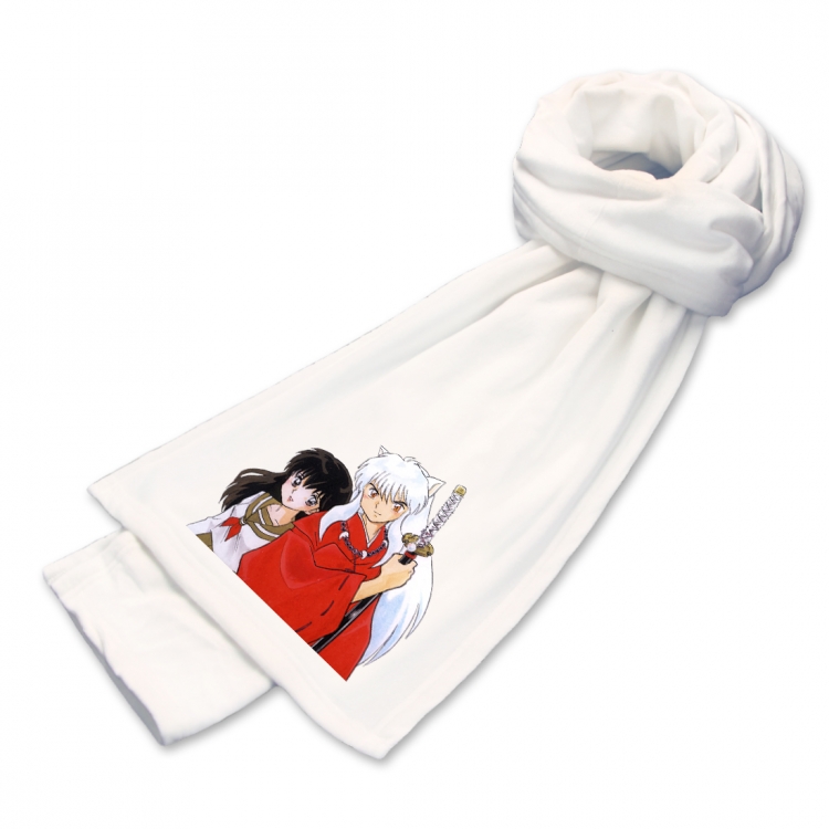 scarf Inuyasha Anime mink fleece scarf