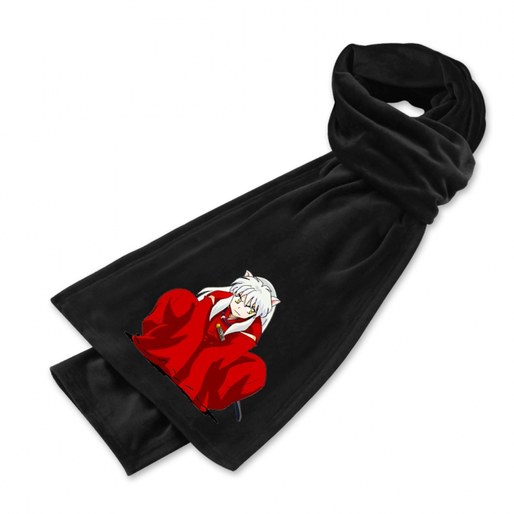 scarf Inuyasha Anime mink fleece scarf