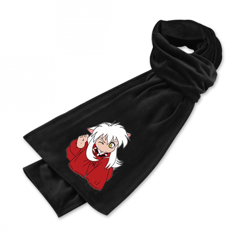 scarf Inuyasha Anime mink fleece scarf