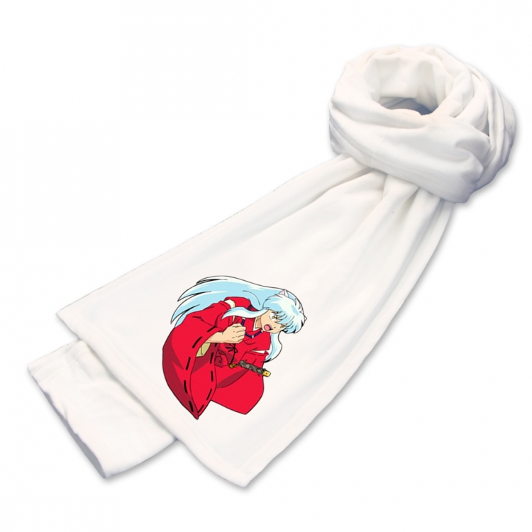 scarf Inuyasha Anime mink fleece scarf