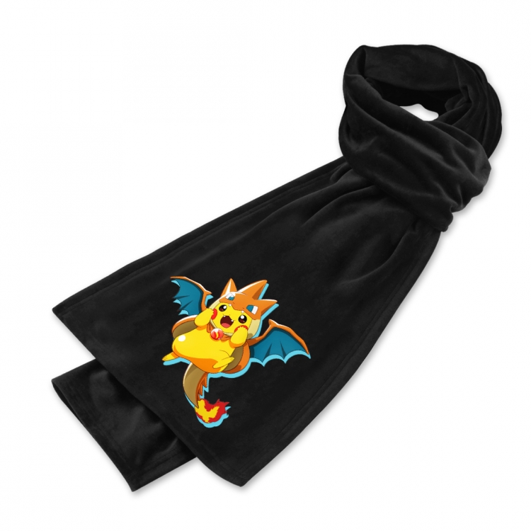 Pokemon Anime mink fleece scarf