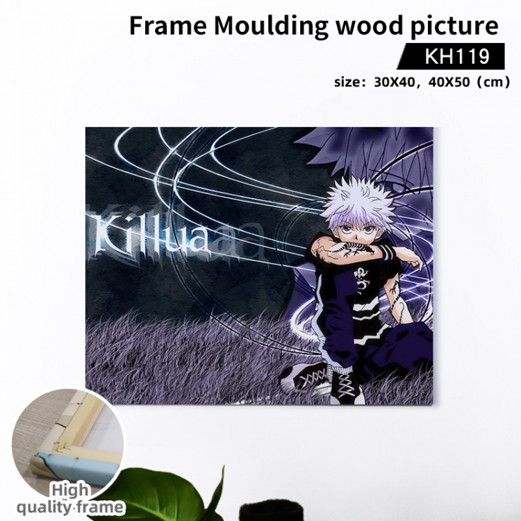 HunterXHunter Anime wooden frame painting 40X50cm support customized pictures  KH119