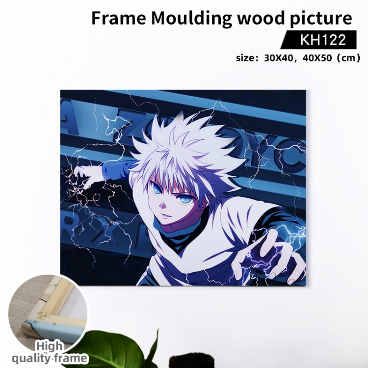 HunterXHunter Anime wooden frame painting 40X50cm support customized pictures KH122