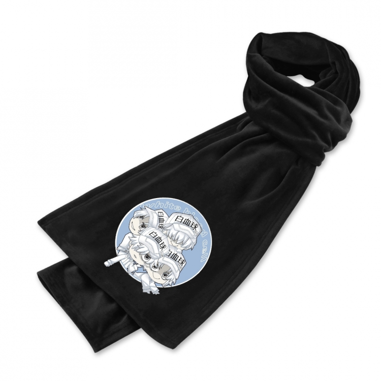 Working cell Anime mink fleece scarf