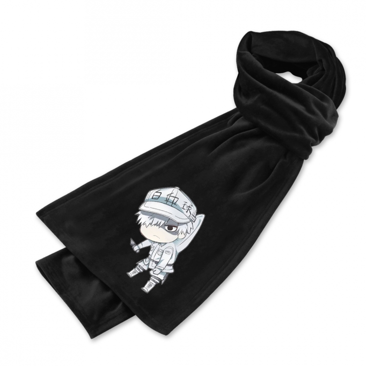 Working cell Anime mink fleece scarf