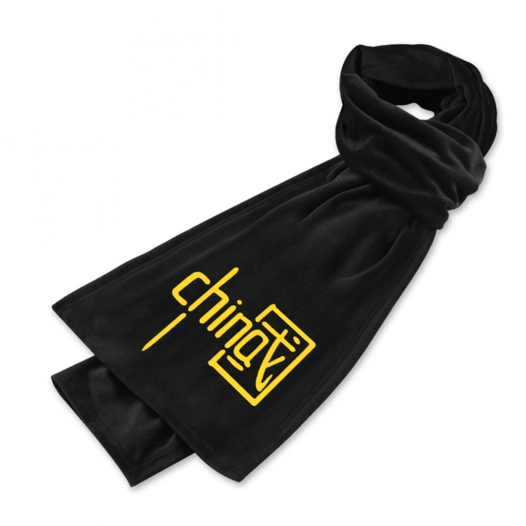 national tide Anime mink fleece scarf