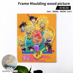 DRAGON BALL Anime wooden frame...