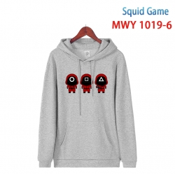 Squid game Long sleeve hooded ...