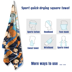 Haikyuu!!  sports towel sweat-...