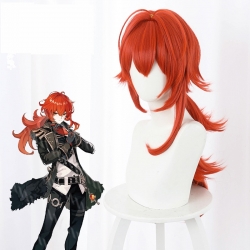 Genshin Impact Orange red uptu...