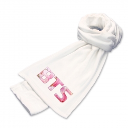 BTS Anime mink fleece scarf
