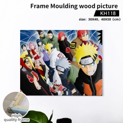 Naruto  Anime wooden frame pai...