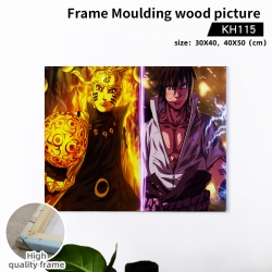 Naruto  Anime wooden frame pai...