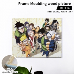 Naruto  Anime wooden frame pai...