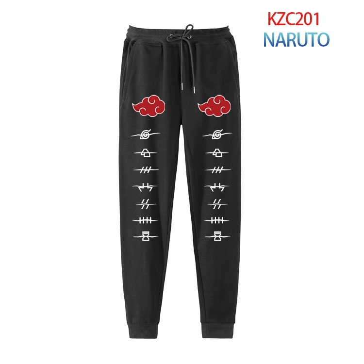 Naruto Anime around the feet casual sports cotton trousers from S to 4XL  KZ 201 1