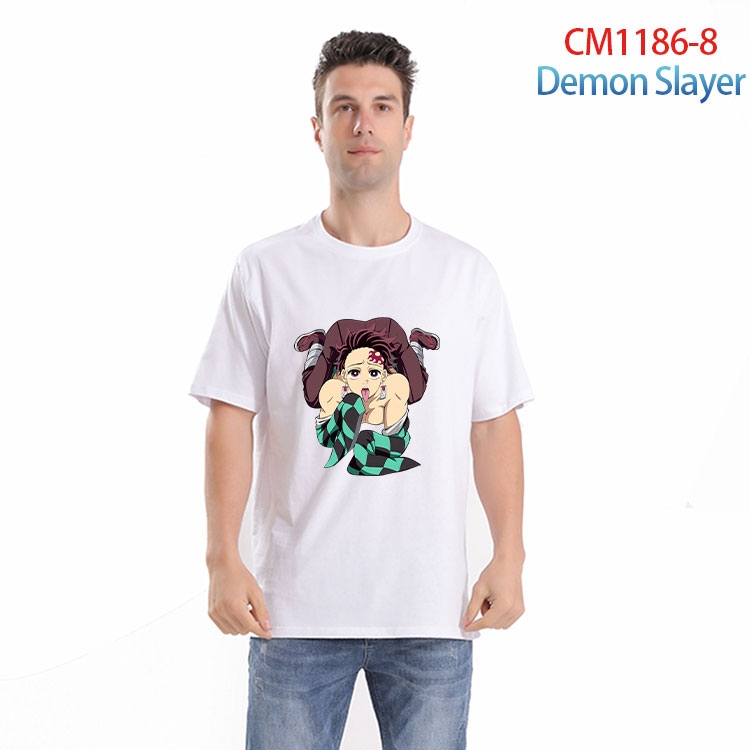Demon Slayer Kimets Printed short-sleeved cotton T-shirt from S to 4XL  CM 1186 8
