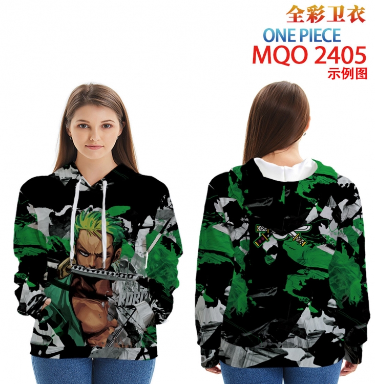 One Piece Full Color Patch pocket Sweatshirt Hoodie  from XXS to 4XL MQO-2405