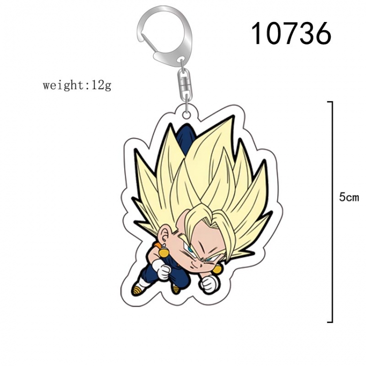 DRAGON BALL Anime acrylic Key Chain  price for 5 pcs 10736