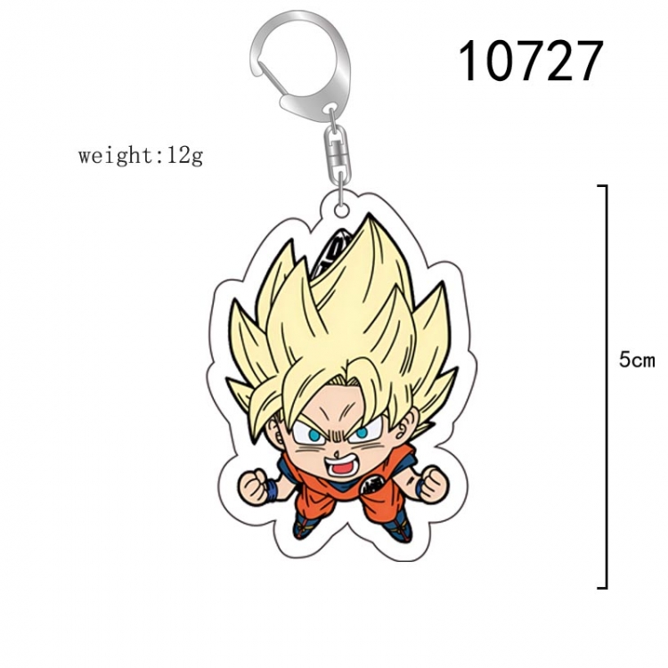 DRAGON BALL Anime acrylic Key Chain  price for 5 pcs 10727