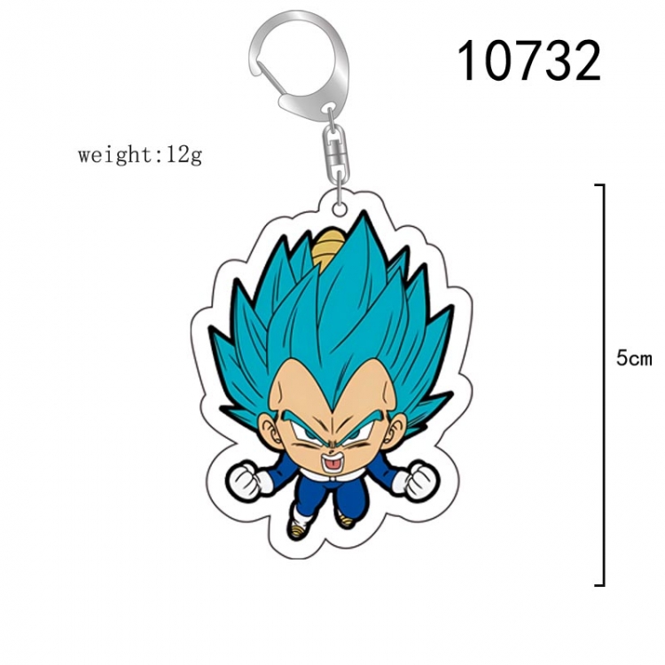  DRAGON BALL Anime acrylic Key Chain  price for 5 pcs