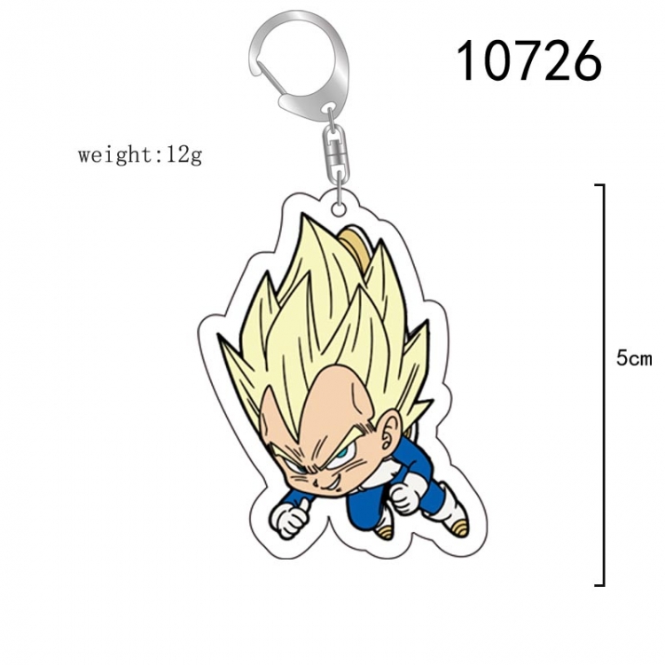 DRAGON BALL Anime acrylic Key Chain  price for 5 pcs 10726