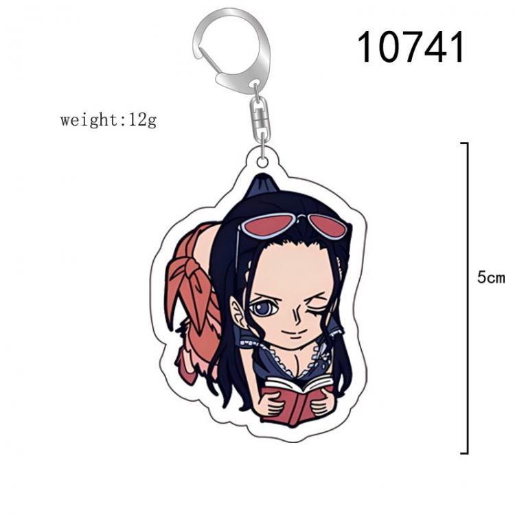 One Piece Anime acrylic Key Chain  price for 5 pcs 10741