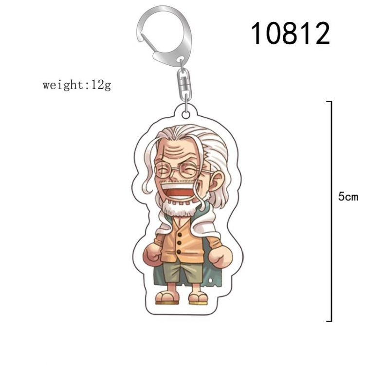 One Piece Anime acrylic Key Chain  price for 5 pcs 10812