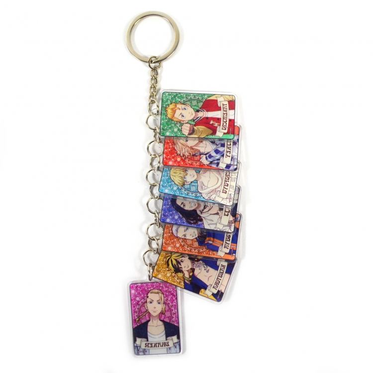 Tokyo Revengers Anime Peripheral Acrylic Keychain Keyring Pendant price for 5 pcs