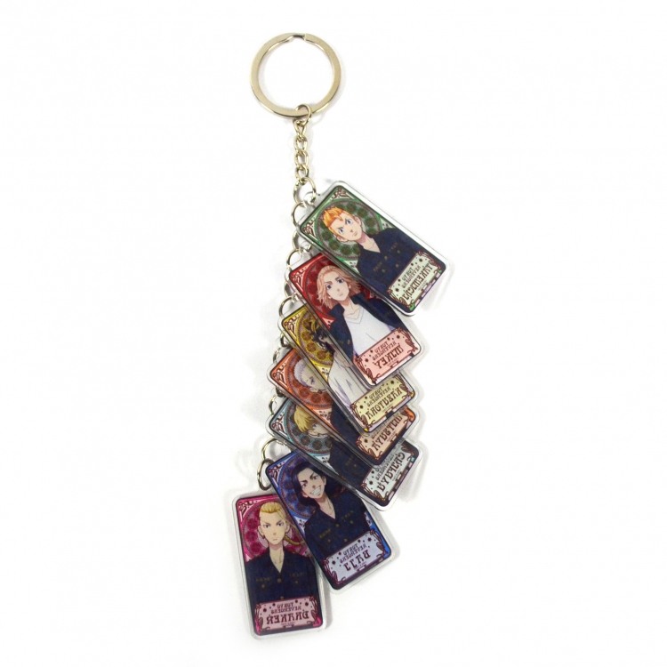 Tokyo Revengers Anime Peripheral Acrylic Keychain Keyring Pendant price for 5 pcs