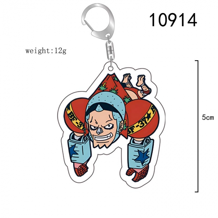One Piece Anime Periphery Acrylic Ring Buckle price for 5 pcs 10914