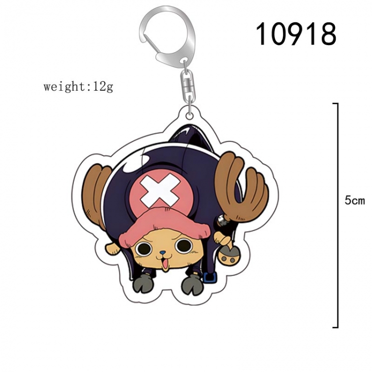 One Piece Anime Periphery Acrylic Ring Buckle price for 5 pcs 10918