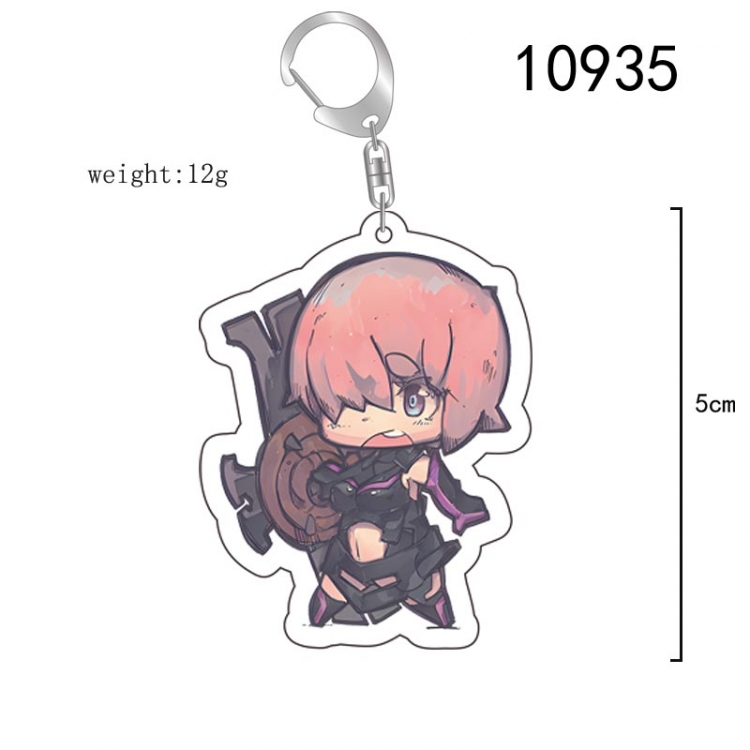 Fate Stay Night  Anime acrylic Key Chain price for 5 pcs 10935
