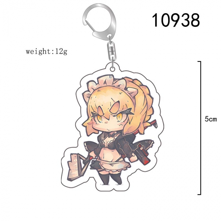 Fate Stay Night  Anime acrylic Key Chain price for 5 pcs 10938