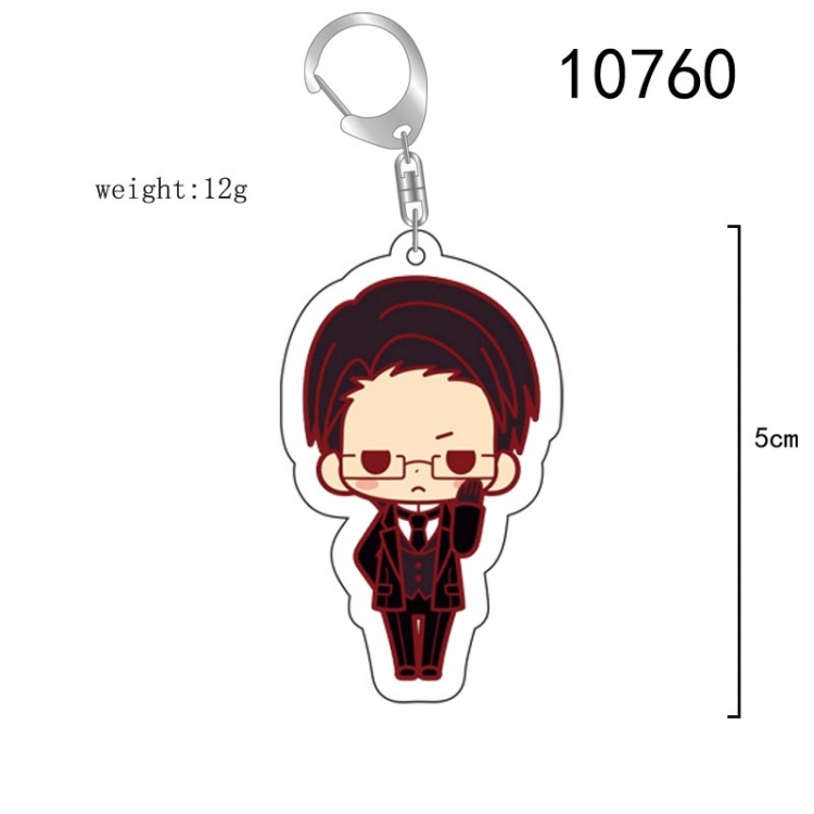 Kuroshitsuji Anime acrylic Key Chain  price for 5 pcs 10760