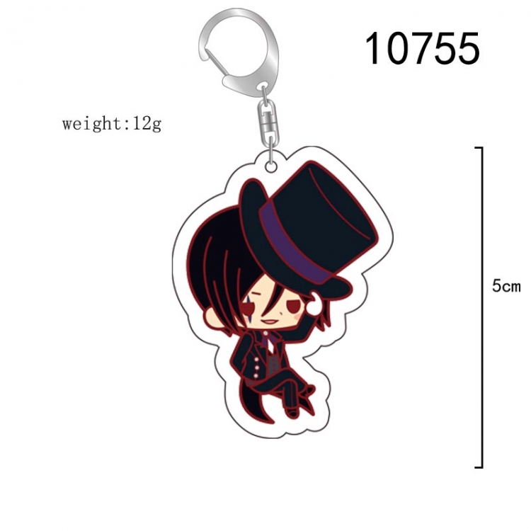 Kuroshitsuji Anime acrylic Key Chain  price for 5 pcs 10755