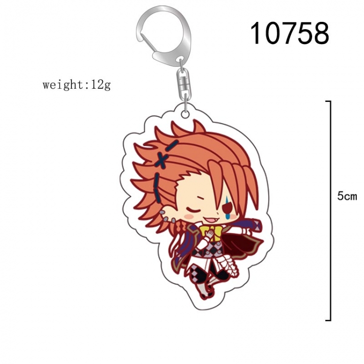 Kuroshitsuji Anime acrylic Key Chain  price for 5 pcs 10758