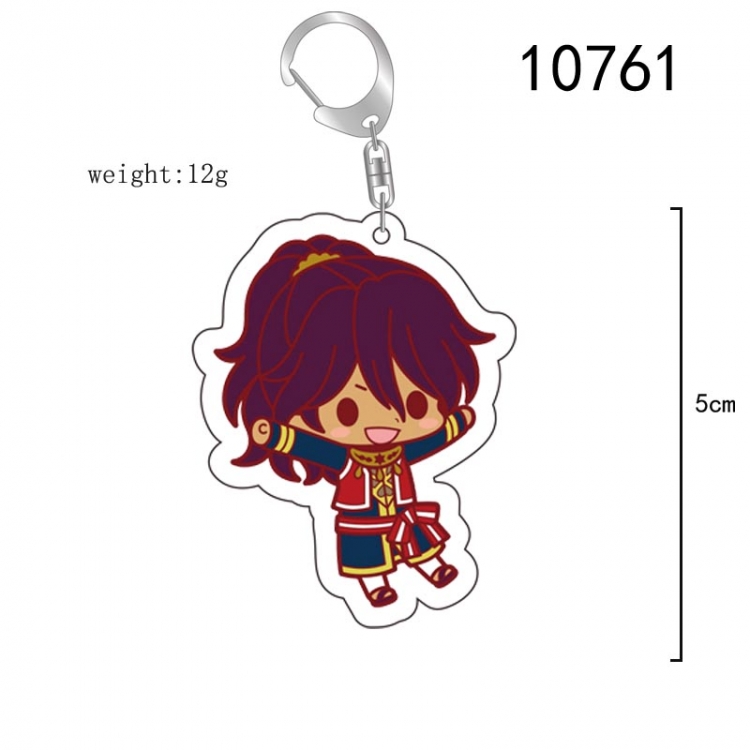 Kuroshitsuji Anime acrylic Key Chain  price for 5 pcs 10761