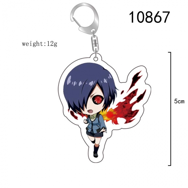 Tokyo Ghoul   Anime acrylic Key Chain price for 5 pcs 10867