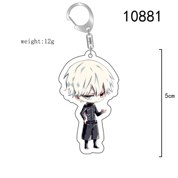 Tokyo Ghoul   Anime acrylic Key Chain price for 5 pcs 10881