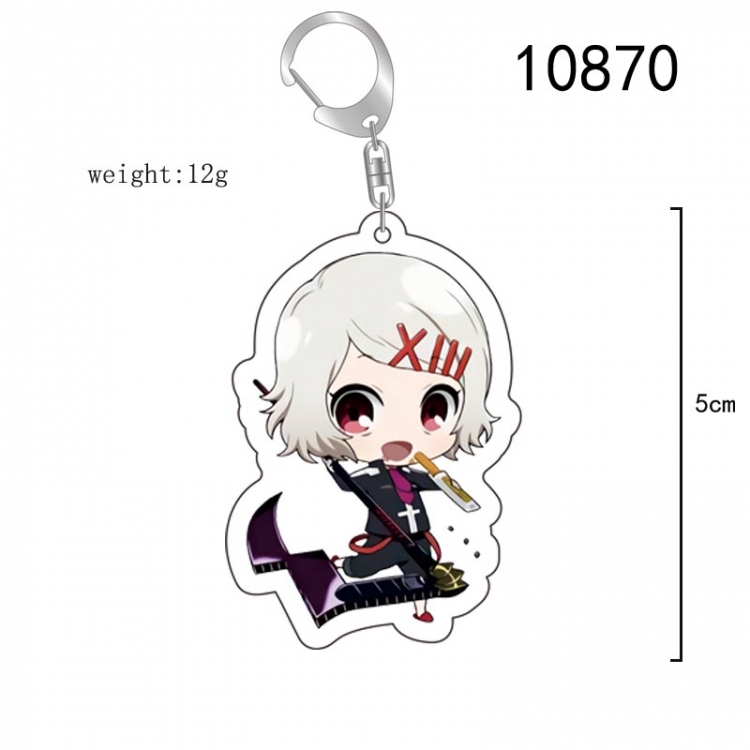 Tokyo Ghoul   Anime acrylic Key Chain price for 5 pcs 10870