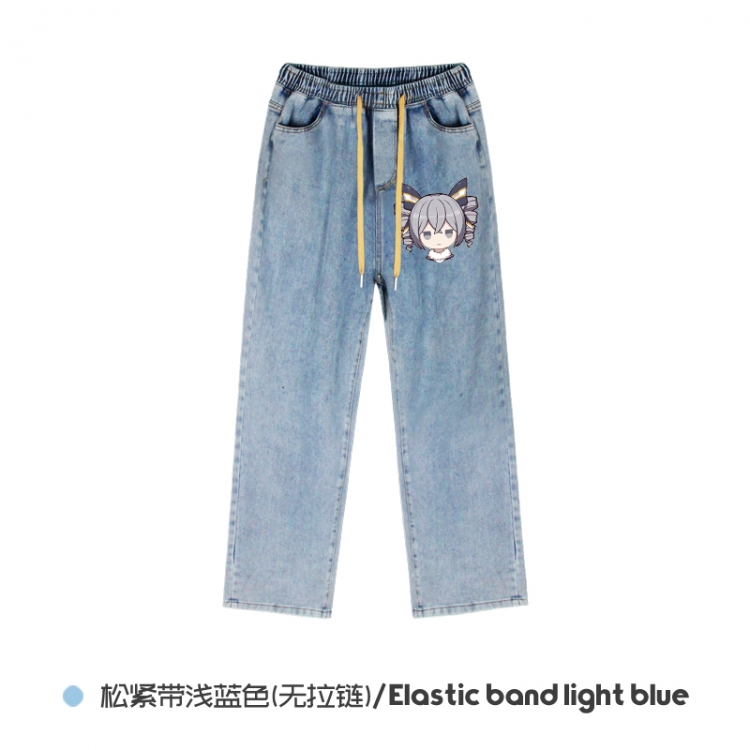 Collapse 3 Elasticated No-Zip Denim Trousers from M to 3XL NZCK02-11
