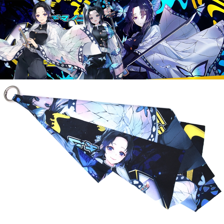 Demon Slayer Kimets Anime Surroundings Small Square Pendant 20X60CM price for 5 pcs