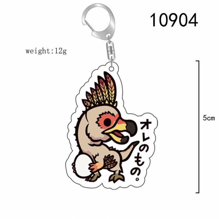 Monster Hunter Anime acrylic Key Chain  price for 5 pcs 10904