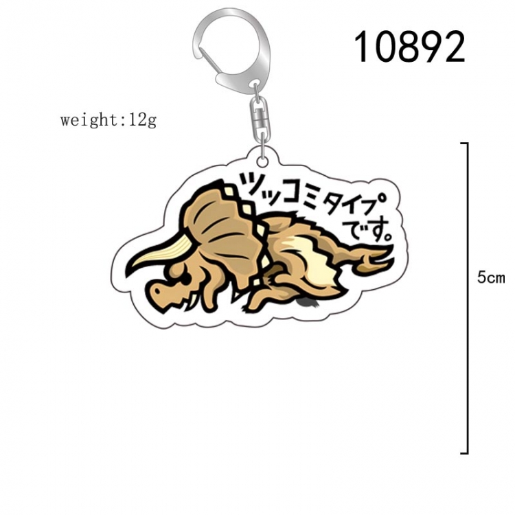 Monster Hunter Anime acrylic Key Chain  price for 5 pcs 10892