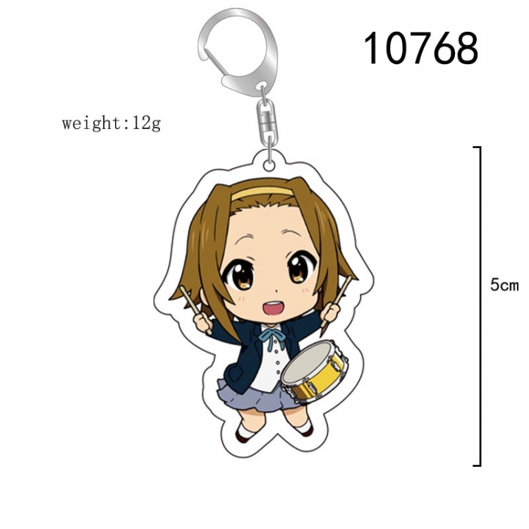 K-ON! Anime acrylic Key Chain  price for 5 pcs 10768